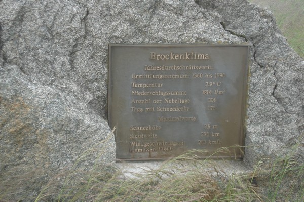 Wanderung Schierke-Brocken-Schierke Juli 2008