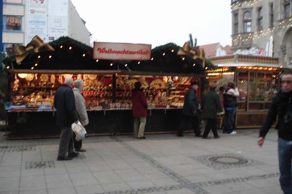 Miniweihnachtsmarkt in Dessau 2008