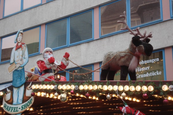 Miniweihnachtsmarkt in Dessau 2008