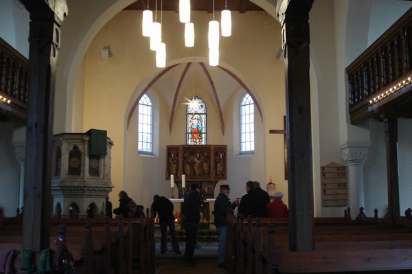 Kirche, Leipziger Strae, Wolfen 13.12.08