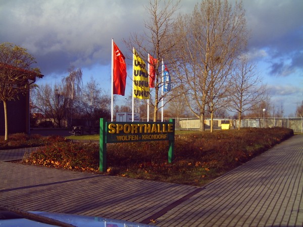 Sporthalle Wolfen - Krondorf Dez.2006