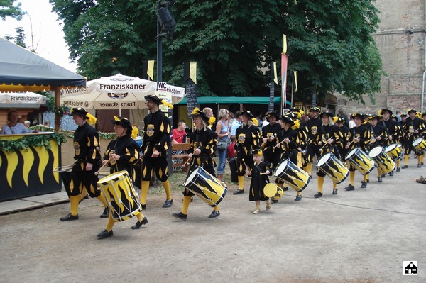 vor dem Umzug, Wittenberg 2008