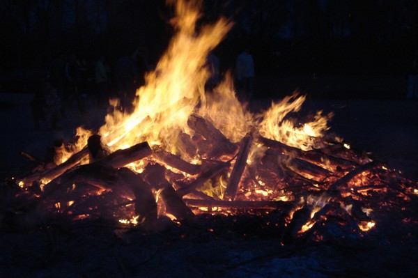 Osterfeuer Wolfen 11.4.09