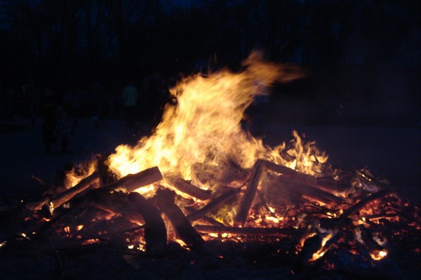 Osterfeuer Wolfen 11.4.09