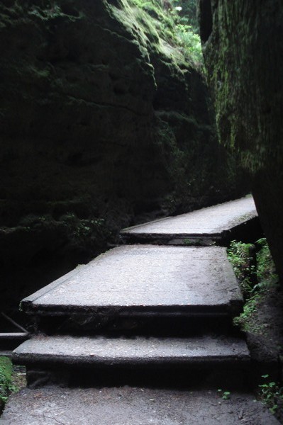 unsere Wanderung .die Treppen 31.5.09