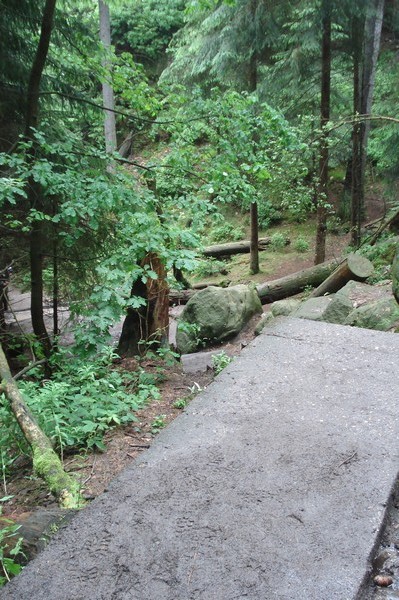 unsere Wanderung .die Treppen 31.5.09