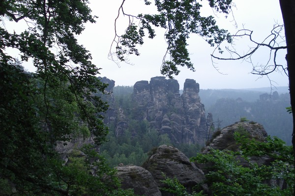 unsere Wanderung.Bastei u.Brcke 31.5.09