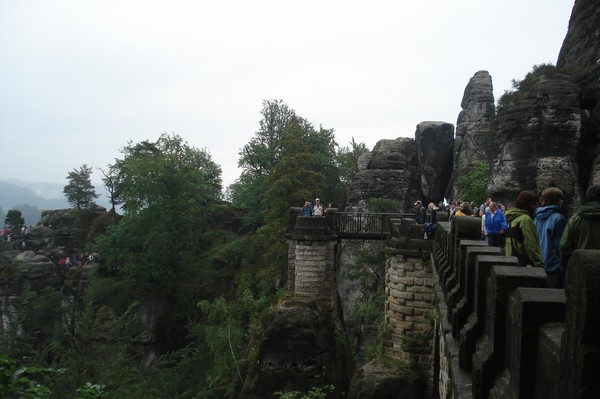 unsere Wanderung.Bastei u.Brcke 31.5.09