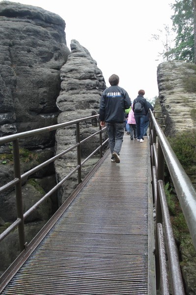 unsere Wanderung.Felsenburg Neurathen 31.5.09