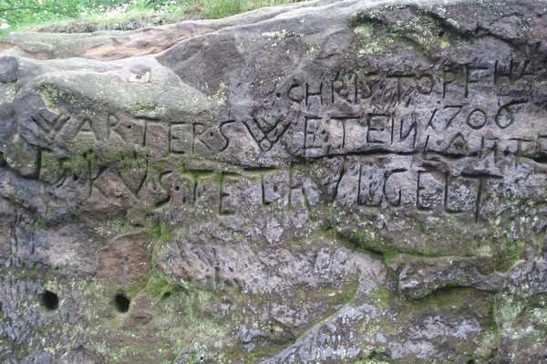 unsere Wanderung.Felsenburg Neurathen 31.5.09