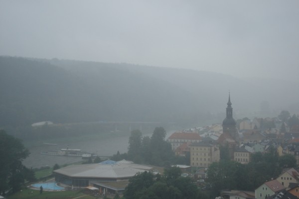 Bad Schandau bei Regen 30.5.09