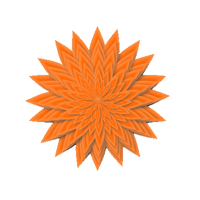 Blume orange