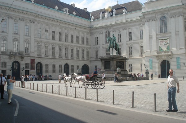 Lipizzaner Pferde in Wien 5.7.09