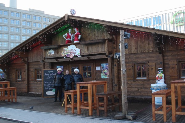 Weihnachtsmarkt auf dem Alex 25.12.08