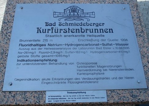 Kurfrstenbrunnen Bad Schmiedeberg