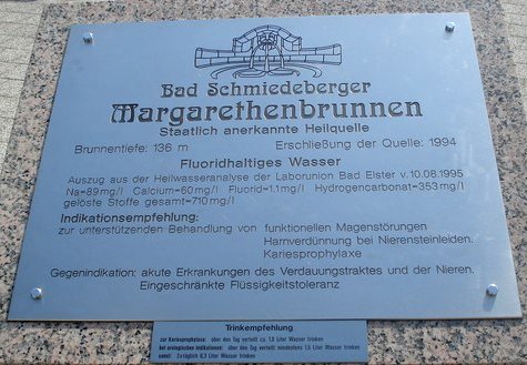 Margarethenbrunnen Bad Schmiedeberg