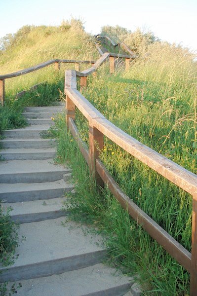 Treppe zum Auskuck in Rerik