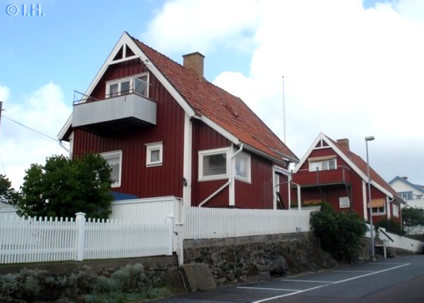 Stadt Marstrand Insel Kon Schweden 2011