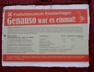 Freilichtmuseum Klockenhagen Mai 2012