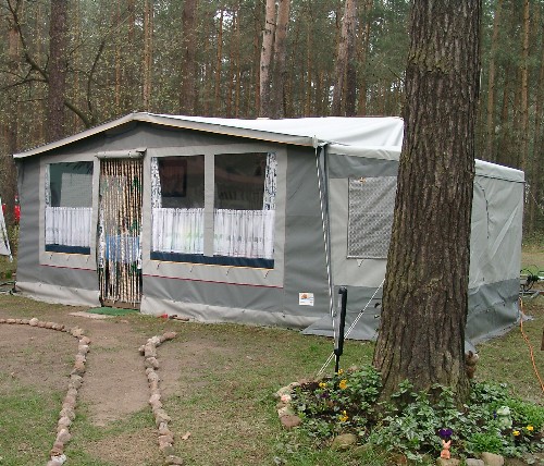 Campingplatz Pressel, WW und Vorzelt