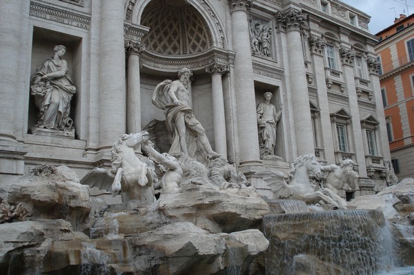 Trevi Brunnen Rom, Sommer 2007