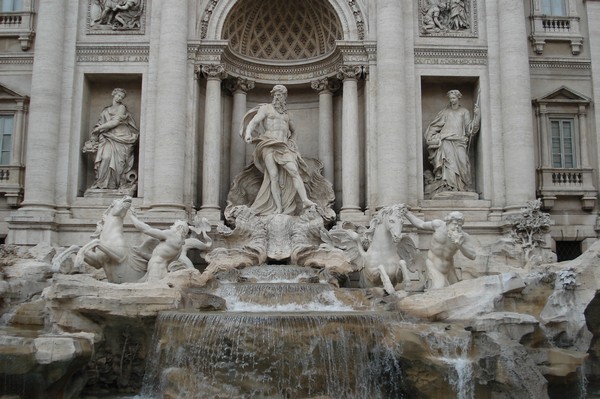 Trevi Brunnen Rom, Sommer 2007