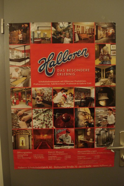 Hallorencafe am Markt in Halle 16.1.09